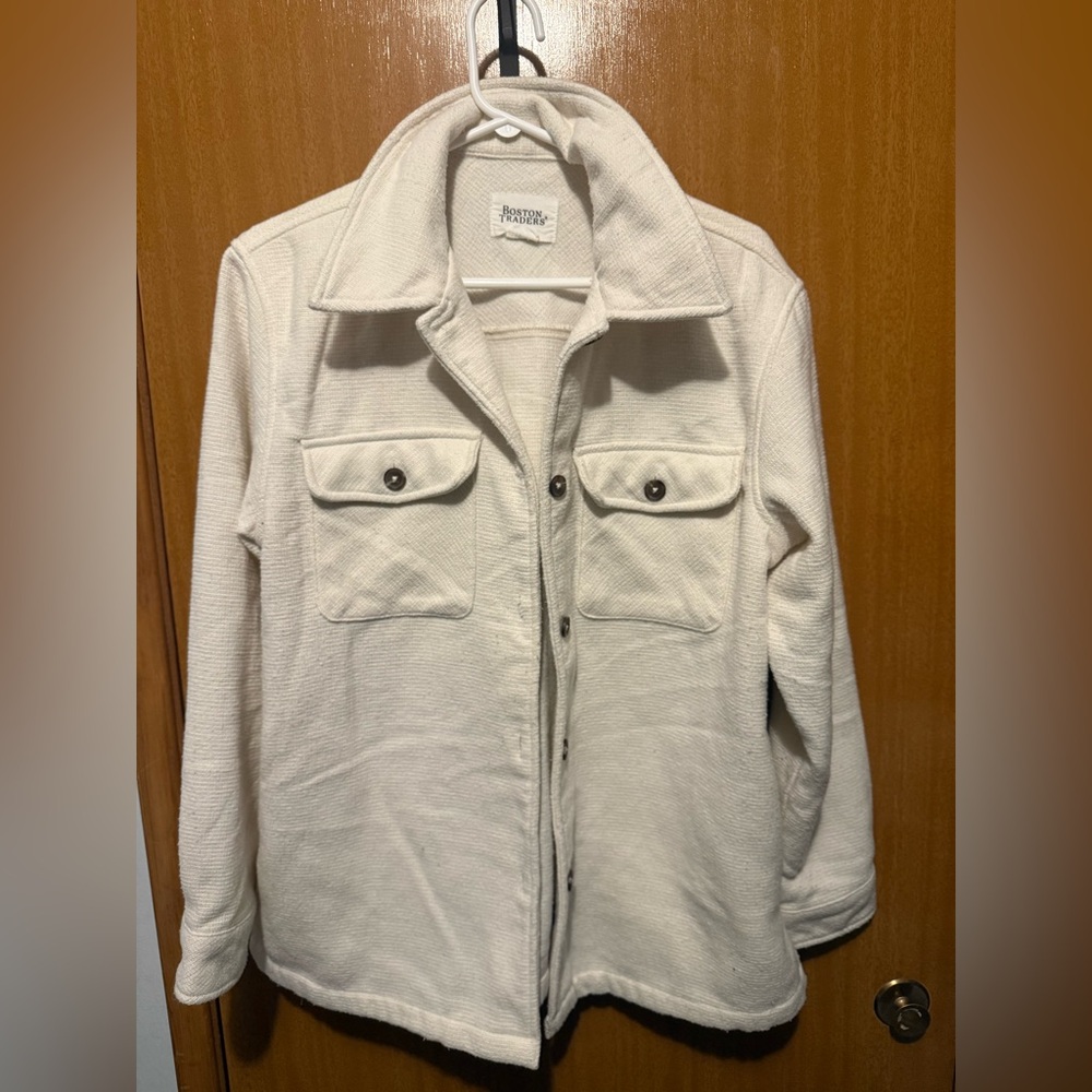 Boston Traders Women's Off-White Utility Jacket